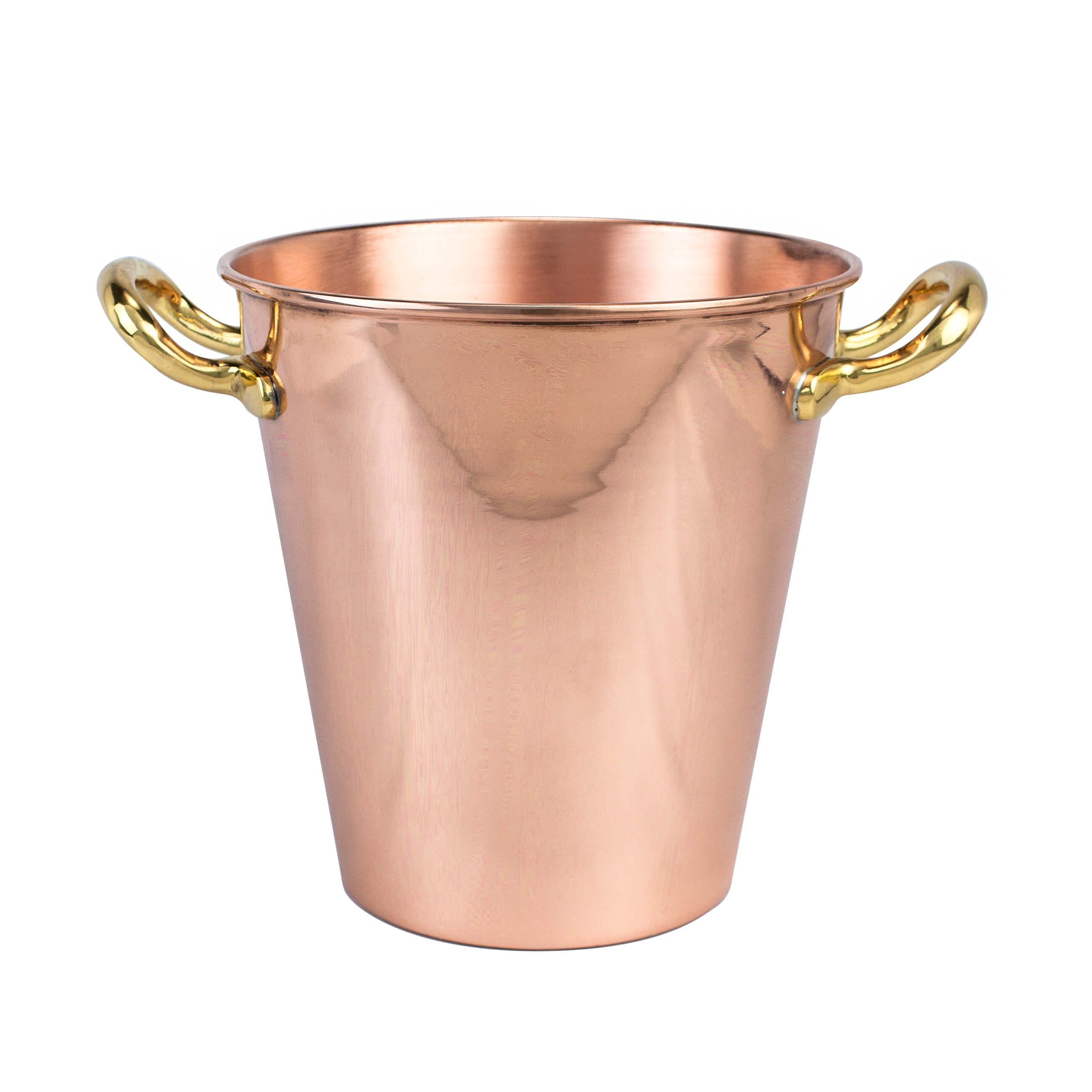 Multi-Colour 20 cm Stainless Steel and Copper Champagne Bucket 